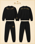RC Black Gold Crewneck- LS 2 Piece